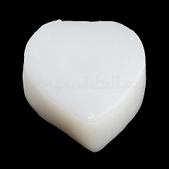 DIYシリコンモールド  香りのよいキャンドル作りに  バラのハート  ホワイト  66x69.5x36mm&nbsp;SIL-Z008-03