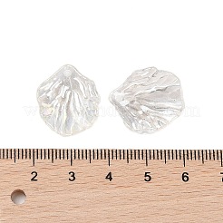 透明なアクリルパーツ  キャベツ  クリアAB  20x17x3.5mm  穴：1.5mm  1111個/ 500g&nbsp;DIY-B073-07B