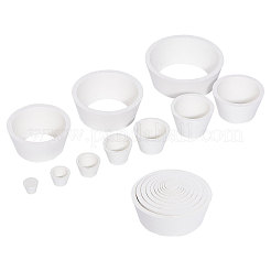 10 個のゴム製ブフナー漏斗フラスコアダプター  フィルターアダプターコーン  ラボ用品  雪  16.5~97x13~35mm  内径：9~85mm&nbsp;AJEW-WH0270-079