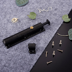 304ステンレススチールスプリングロックセット  ネジ付き  ブラック  20~144x31~32x18~20mm  穴：3~3.5mm&nbsp;X1-SW-TAC0001-22C-EB