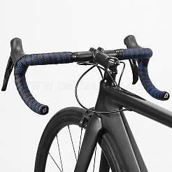 2セット2色の粘着PUレザー滑り止め自転車ハンドルバーテープ  自転車バーグリップカバー  プラグ付き  ミックスカラー  1セット/色&nbsp;FIND-GO0001-21