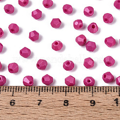ベーキングペイント パールガラス シードビーズ  丸い穴  双円錐形  赤ミディアム紫  3.5~4x4~4.5mm  穴：1~1.2mm  約5625個/450g&nbsp;SEED-T007-21A-07
