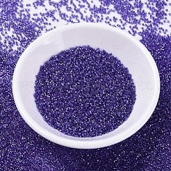 MIYUKIデリカビーズ  シリンダー  日本製シードビーズ  11/0  （db0284)スパークリングパープルライニングアクアラスター  1.3x1.6mm  穴：0.8mm  約2000個/10g&nbsp;X-SEED-J020-DB0284