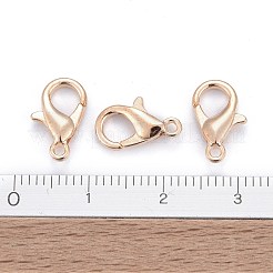 亜鉛合金カニカン  オウムトリガークラスプ  カドミウムフリー＆鉛フリー  ライトゴールド  12x6mm  穴：1.2mm&nbsp;E102-KCG