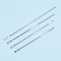 4個 4スタイル チタンスチールターナー  縫製用具  ステンレス鋼色  177~249x6.5~7x4mm  穴：13.5x3.8~4mm  1個/スタイル&nbsp;DIY-CY0003-84