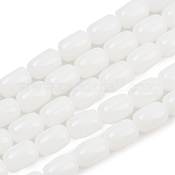 オペークガラスビーズ連売り  バレル  ミックスカラー  9x6mm  穴：1mm  約43個/連  15.28''（38.8センチメートル）&nbsp;GLAA-Z015-02