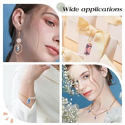 手作りの花柄ポリマークレイペンダント  真鍮製のボールヘッドピンとチベットスタイルの合金デイジースペーサービーズ付き  ミックスカラー  16x6mm  穴：1.8mm  50個/箱&nbsp;FIND-SC0002-90