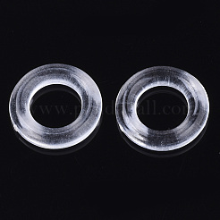 透明なアクリルコネクターリング  リング  透明  14x3mm  内径：8mm  約1790個/500g&nbsp;TACR-N009-25