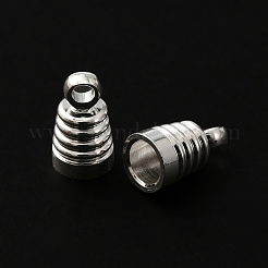 真鍮ペンダント保釈  鉛フリー＆カドミウムフリー  925銀メッキ  8.5x5mm  穴：1.6mm&nbsp;KK-O143-46S