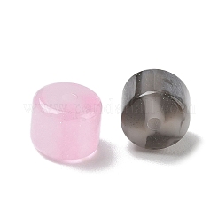 透明樹脂とグリッターパウダービーズ  コラム  グラデーションカラー  ミックスカラー  10x8mm  穴：1.9mm&nbsp;RESI-F073-07
