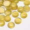 Cat Eye Cabochons, Half Round, Light Khaki, 4x2mm