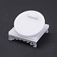 ブレスレットディスプレイ  アクリル  ホワイト  7.95x7.95x5cm&nbsp;BDIS-G006-02-2