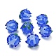 手作りランプワークビーズ  チューリップ  藤紫色  13~14.5x13.5mm  穴：1.4mm&nbsp;LAMP-F041-02-A11-1