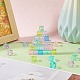 プラスチックビーズ  穴がない  正方形  ミックスカラー  11x11x11.5mm  100pc&nbsp;KY-CP0001-16B-4