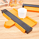 Abs定規セット  ソリッド測定用  ダークオレンジ  13.4x21.8~31.9x2.05cm  2個/セット&nbsp;TOOL-WH0019-97-5