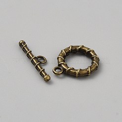 合金マンテル  ツイスト  アンティークブロンズ  19x16x3mm  穴：1.6mm&nbsp;FIND-WH0817-166AB