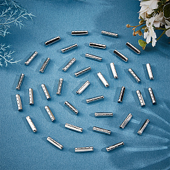 靴ひも用真鍮アグレット150個  靴紐の先端の頭  コラム  プラチナ  22.5~23x4~6x5.5~6.5mm&nbsp;KK-CY0001-14P