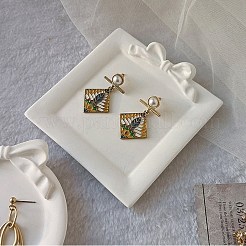 ちょう結び形状のジュエリープレート DIY シリコンモールド  レジン型  UVレジン用  エポキシ樹脂工芸品作り  正方形  109x100x21mm&nbsp;DIY-K071-02D