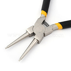45＃スチールフラットノーズプライヤー  ステンレス鋼色  152x85x10mm&nbsp;LS-TOOL-WH0129-19