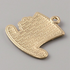 聖パトリックの日合金エナメルペンダント  ゴールドカラー  帽子  24x23x2mm  穴：1.5mm&nbsp;ENAM-CJC0010-35B