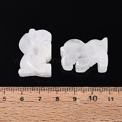 天然水晶の馬の置物  風水エネルギーストーンギフト、自宅、オフィス、デスクトップの装飾用  25.5~27x17.5~20x11~13mm&nbsp;DJEW-N005-01B