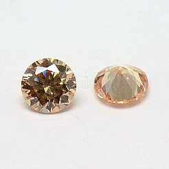 キュービックジルコニアカボション  グレード3 A  多面カット  ダイヤモンド  ミックスカラー  5x3mm&nbsp;ZIRC-M002-5mm-3A