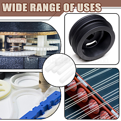 ポンポンスティック  DIYクラフト  ホワイト  402x12mm&nbsp;FIND-WH0111-868B-02