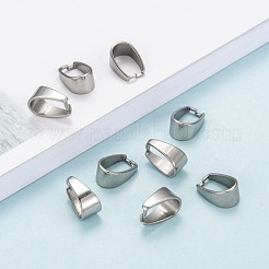 変色しにくい201ステンレススチール製スナップオンベイル  13x7x9mm  穴：11x7mm&nbsp;STAS-H052