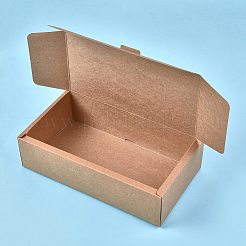 クラフト紙ギフトボックス  折りたたみボックス  長方形  バリーウッド  完成品：25x14x6.6cm  インナーサイズ：23x13x6.5センチメートル  インナーサイズ：23x13x6.5センチメートル  展開サイズ：44.3x55.4x0.03cmと36.6x35x0.03cm&nbsp;LS-CON-K006-07B-01
