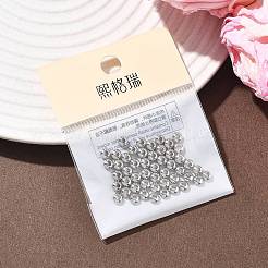 シェグレイスの真鍮ビーズ  ロンデル  カドミウムフリー＆ニッケルフリー＆鉛フリー  プラチナメッキ  2x4mm  穴：1.5mm&nbsp;XGRPCH248-214P