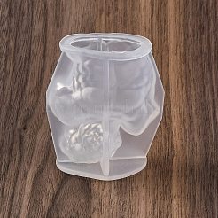 DIY シリコーン ディスプレイ金型  レジン型  UVレジン用  エポキシ樹脂  金星  ホワイト  75x66x39.5mm&nbsp;LS-SIMO-NH0003-01C