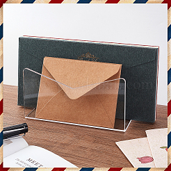 アクリルメールディスプレイスタンド  透明  15.5x8x10.5cm&nbsp;DIY-WH0430-737