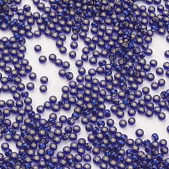（東宝コード TR-11-28D）東宝 11/0 ラウンドビーズ  日本製シードビーズ  （28d）ダークコバルト  2x1.5mm  穴：0.5mm  約900個/10g&nbsp;X-SEED-K008-2mm-28D