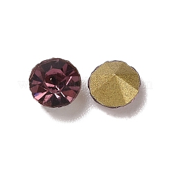バックメッキA級ダイヤモンドポイントガラスラインストーン  ライトアメジスト  3.8~3.9mm  約1440個/袋&nbsp;RGLA-SS16-015