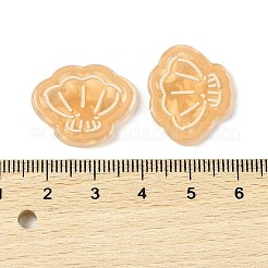 アクリル カボション  海洋動物  シェル形状  18x22x2mm&nbsp;OACR-H115-01C