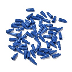プラスチックストッパー  シリンジバレルチップキャップ  コーンフラワーブルー  17x7.5mm  内径：4mm  300個/箱&nbsp;TOOL-OC0001-35B