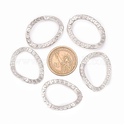 CCBプラスチックコネクター  リング  プラチナ  35x27x3mm&nbsp;PCCBH-269Y