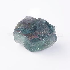 天然の蛍石ビーズ  ナゲット  穴なし/ドリルなし  アザミ  15~72x15~39x13~32.5mm  約100 G /袋&nbsp;G-F621-12A