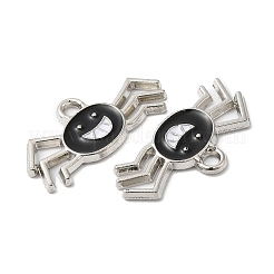 環境に優しい合金エナメルペンダント  カニチャーム  ミックスカラー  10.5x21x1mm  穴：1.6mm&nbsp;PALLOY-M212-13P