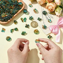 透明アクリルビーズ250g  混合図形  砂茶色  8~17.5x11.5~18x5~15mm  穴：1.6~3mm  約300個/セット&nbsp;OACR-CJ0002