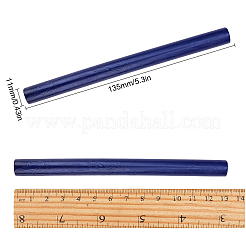 シーリングワックススティック  レトロなビンテージワックスシーリングスタンプ用  インディゴ  135x11x11mm&nbsp;DIY-WH0197-A12