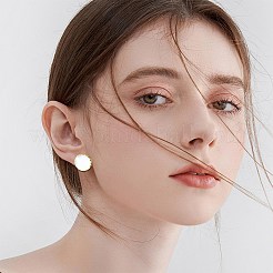 30個 3色 真鍮 DIY レバーバック イヤリングセッティング  フラットラウンド  30個の透明なガラスカボション付き  ミックスカラー  トレイ：18mm  32x19mm  10個/カラー&nbsp;KK-FS0002-10