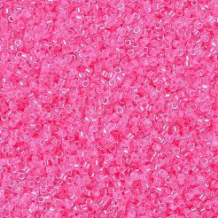 MIYUKIデリカビーズ  シリンダー  日本製シードビーズ  11/0  (db2035) 蓄光ワイルドストロベリー  1.3x1.6mm  穴：0.8mm  約2000個/10g&nbsp;X-SEED-J020-DB2035