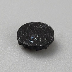 ドゥルージー樹脂デコデンカボション  フラットラウンド  スミレ  10x3mm&nbsp;RESI-WH20007-01O