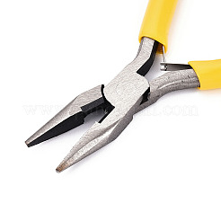 炭素鋼ペンチ  ジュエリー作り用品  針ラジオペンチ  きいろ&nbsp;TOOL-PW0004-03E
