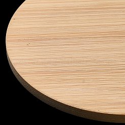 クリアガラスドームカバー  装飾ショーケース  竹ベースのクローシュベルジャーテラリウム  丸い模様  90x150mm&nbsp;BOTT-PW0003-001C-E05