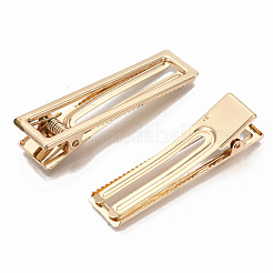 アイアン製ダッカールクリップパーツ  ゴールドカラー  60x18x12mm&nbsp;X-IFIN-R241-02
