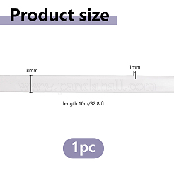 透明PE熱収縮保護チューブ  透明  18x1mm  10 M&nbsp;FIND-DC0008-23B