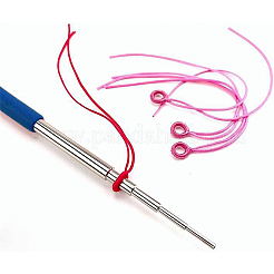 ワイヤーラッピングツールセット  炭素鋼丸ペンチと鉄線巻き棒付き  ブルー  ループサイズ：1.5mm / 1.7mm / 2.7mm / 3.8mm / 5mm / 6mm / 7mm / 8mm / 9mm / [10]mm  10mm  143.5x13.5mm  141.5x7.5個/セット&nbsp;TOOL-BC0008-61