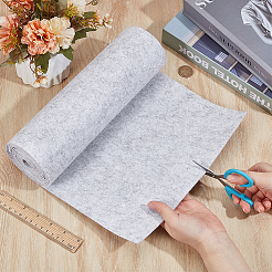 フェルトロール生地  DIY工芸品  ライトグレー  300x2mm  3 m /ロール&nbsp;DIY-WH0308-794C-02
